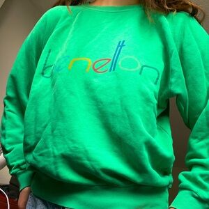 80s united colours of benetton crewneck sweater ❇️